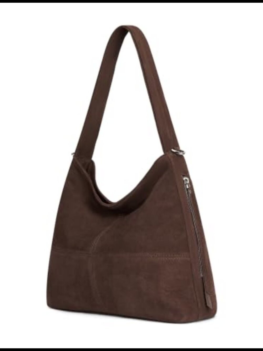 Genuine Leather Hobo Bag Crossbody Purse Work Tote Adjustable Strap 10L